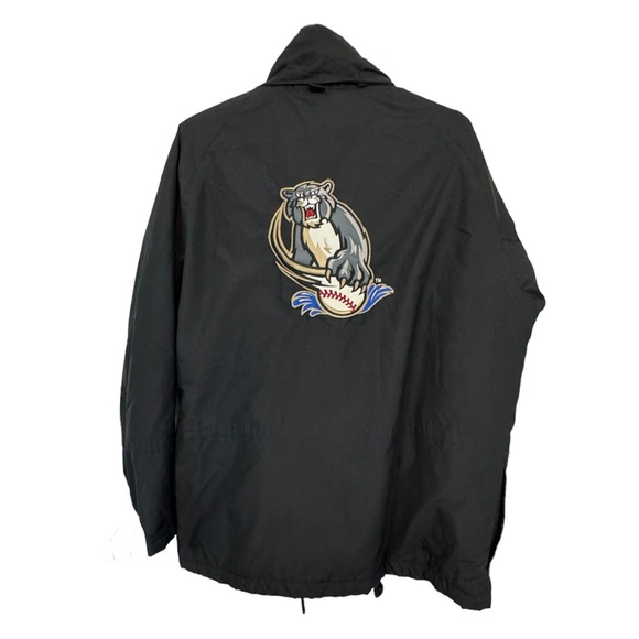 Vintage Black Sacramento River Cats Minor League Baseball Stadium Jacket Men’s M - Picture 2 of 9